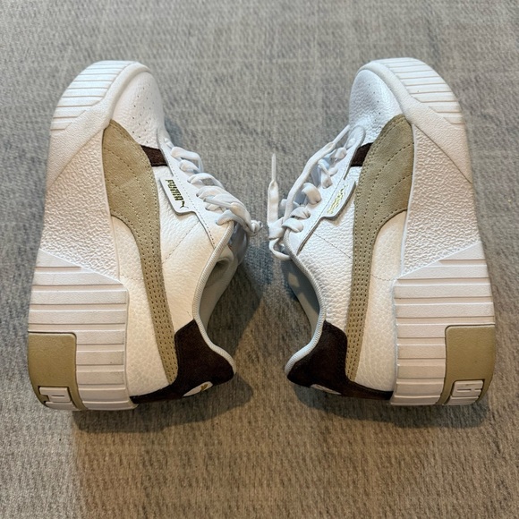 Puma Women's Cali Mix Wedge Platform Low Top Sneakers 6 - Picture 7 of 9